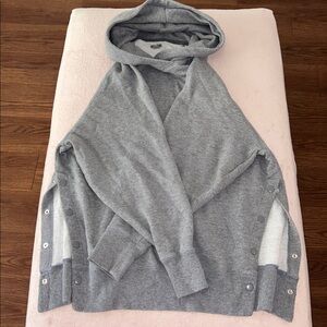 Aerie hoodie with button up sides
